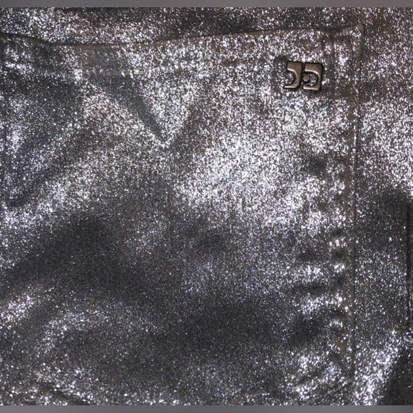 JOE’S JEANS Silver Glitter Jeans Size 26 - Picture 6 of 6